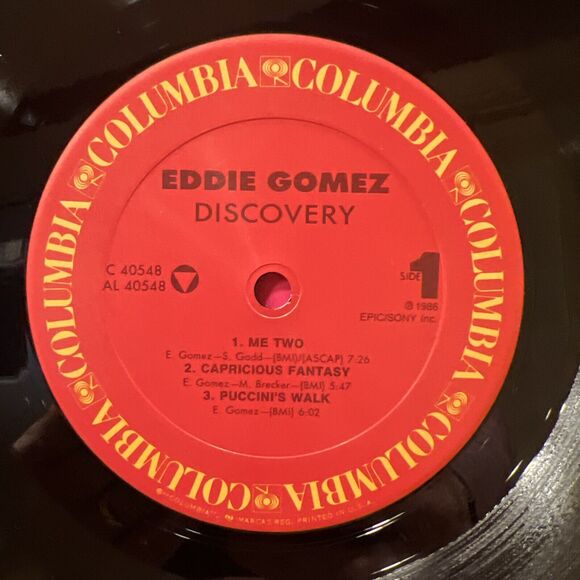 Eddie Gomez Discovery LP Album NM or M- Pristine! Sounds great! 1986 Latin jazz - Picture 3 of 8